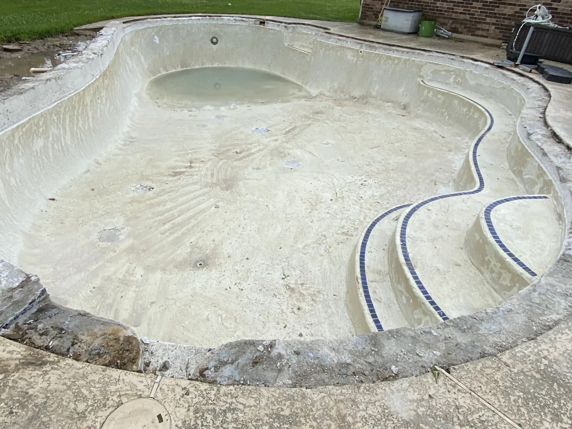 Cracked or Worn-Out Pool Surface